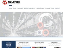Tablet Screenshot of nylatech.com